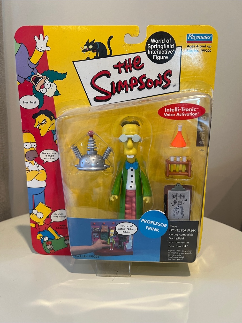 The Simpsons Professor Frink Action Figure - New In Packaging